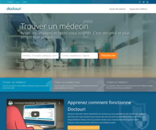 Doctouri.com(Trouvez un médecin) Screenshot