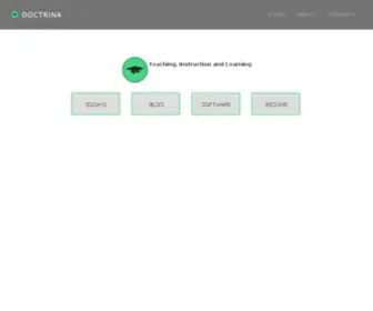 Doctrina.org(Web Presense Of Barry Steyn) Screenshot
