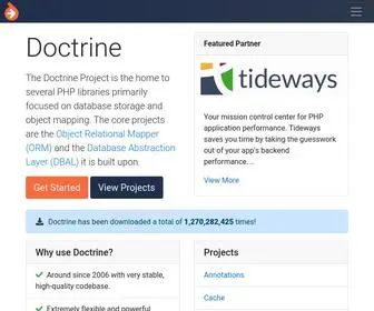 Doctrine-Project.org(The Doctrine Project) Screenshot