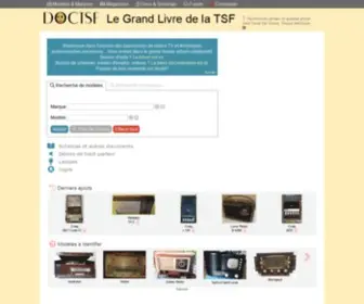 Doctsf.com(Le Grand Livre de la TSF) Screenshot