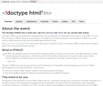 Doctypehtml5.in(DocType HTML5) Screenshot