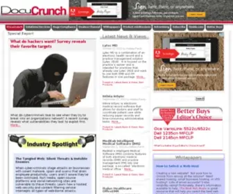 Docucrunch.com(Document Management and Imaging News) Screenshot