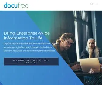 Docufree.com(A Document Scanning Company and So Much More) Screenshot