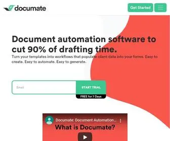 Documate.org(Document Automation & Legal Product) Screenshot