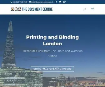 Document-Centre.co.uk(The Document Centre) Screenshot