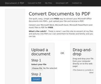 Document2PDF.com(安全加密检测) Screenshot