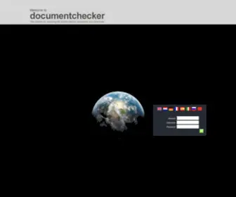 Documentchecker.com(The solution for checking the world's identity documents and banknotes) Screenshot