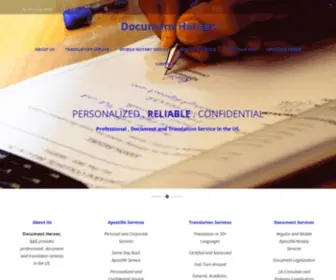 Documentheroes.com(Document Heroes) Screenshot