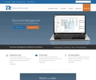 Documentlocator.com(Document Management Software for Microsoft Windows & Online) Screenshot