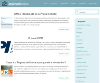 Documentoonline.com.br(Documento Online) Screenshot