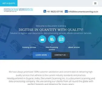 Documentscanning.co.in(Document Scanning Inc) Screenshot