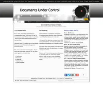 Documentsundercontrol.nl(Documents Under Control) Screenshot
