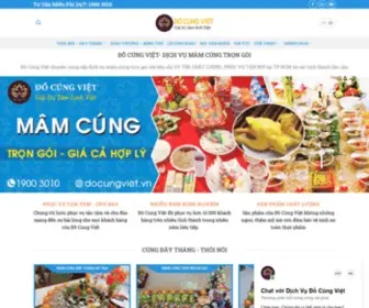 DocungViet.vn(Đồ Cúng Việt chuyên cung cấp dịch vụ đồ cúng tâm linh trọn gói) Screenshot