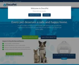 Docupet.com(A safe and happy home for every pet) Screenshot