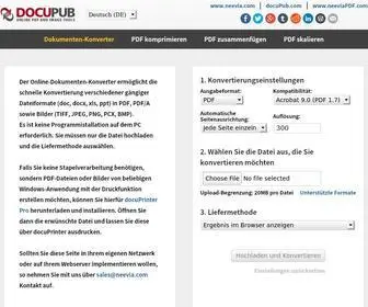 Docupub.de(Schnell, sicher und kostenlos) Screenshot