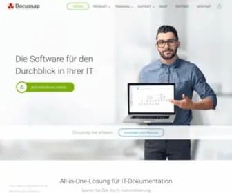 Docusnap.com(Docusnap creates automated IT documentation and) Screenshot