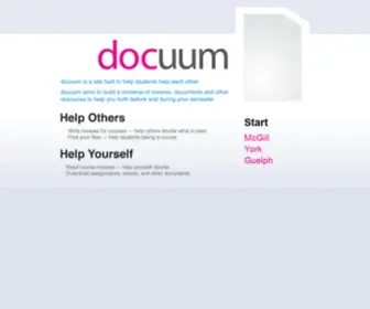Docuum.com(Docuum) Screenshot