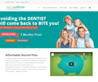 Docwellbee.com(A smarter dental plan) Screenshot