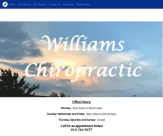 Docwilliamskc.com(Williams Chiropractic Clinic) Screenshot