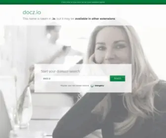Docz.io(A really cool domain parked on Park.io) Screenshot