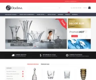 Dodana.ro(Dodana Mag Importator si Distribuitor Produse din Cristal Bohemia) Screenshot