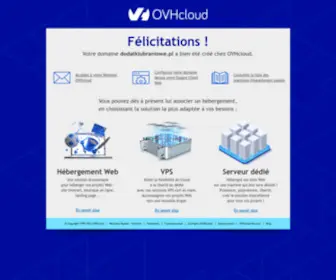 Dodatkiubraniowe.pl(OVH accompagne votre évolution grâce au meilleur des infrastructures web) Screenshot