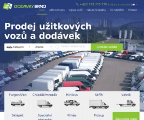 DodavKybrno.cz(Prodej užitkových vozů) Screenshot