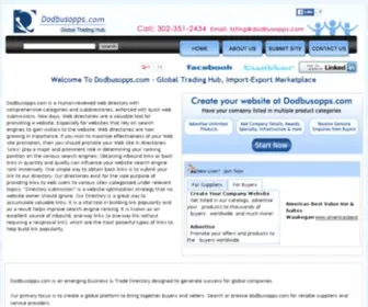 Dodbusopps.com(Global business marketplace) Screenshot