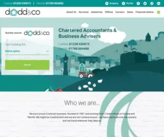 Doddaccountants.co.uk(Dodd & Co Chartered Accountants) Screenshot