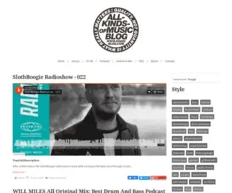 Doddiblog.com(All-kinds-of music blog) Screenshot