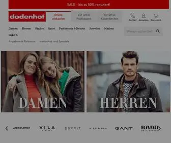 Dodenhof.de(Dodenhof Online) Screenshot