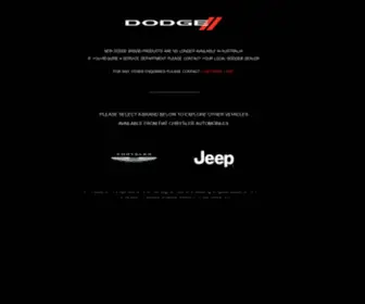 Dodge.com.au Screenshot