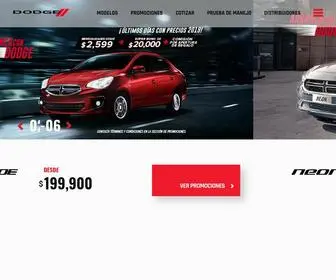 Dodge.com.mx(Sitio) Screenshot