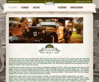 Dodgem37.com(Dodge M37 History) Screenshot