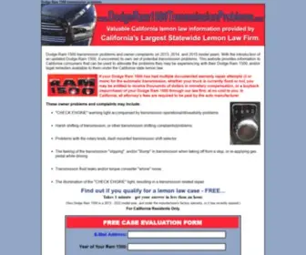 Dodgeram1500Transmissionproblems.com(Dodge Ram 1500 transmission problems) Screenshot