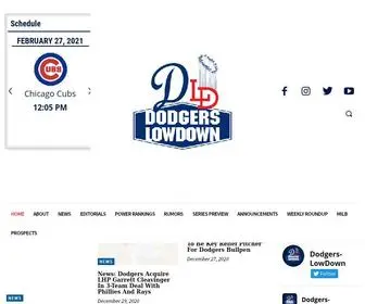 Dodgers-Lowdown.com(We Bring You The LowDown On All Things Dodgers) Screenshot
