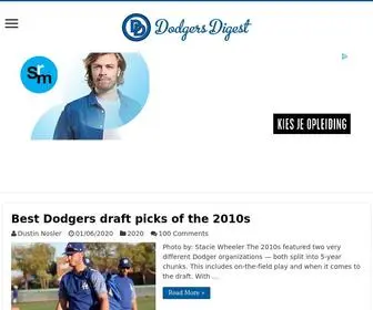 Dodgersdigest.com(Los Angeles Dodgers Baseball Blog) Screenshot