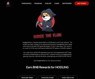 Dodgethefloki.com(Disruptive Project With Use Case) Screenshot