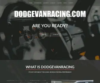 Dodgevanracing.com(ダッジバン) Screenshot