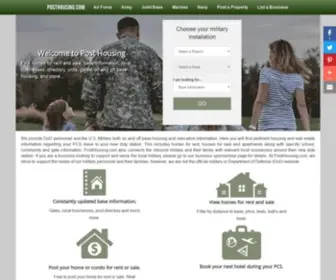 Dodhousingnetwork.com(DoD Housing Network On and off post housing and relocation information) Screenshot