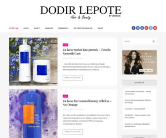 Dodirlepote.com(Dodir lepote) Screenshot