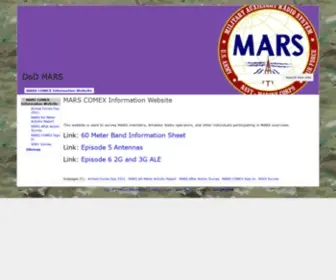 Dodmars.org(DoD MARS) Screenshot