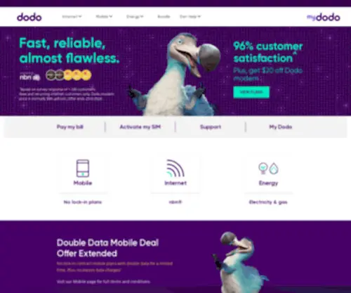 Dodo.com(NBN Providers) Screenshot