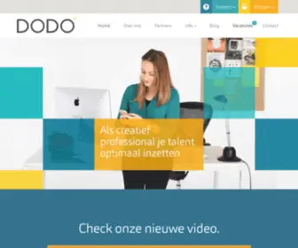 Dodo.nl(Schakel Dodo in om een complete website te laten maken) Screenshot