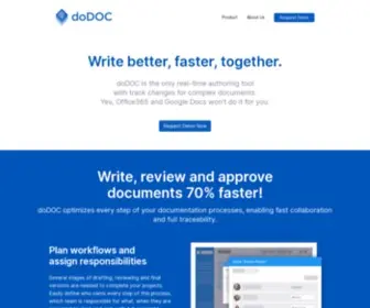 Dodoc.com(The #1 medical affairs and compliance software solution. Purpose) Screenshot