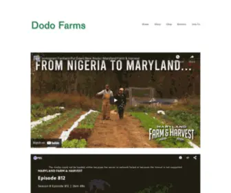 Dodofarmsmd.com(Dodo Farms) Screenshot