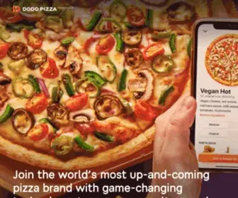 Dodofranchise.com(Dodo Pizza Franchising) Screenshot
