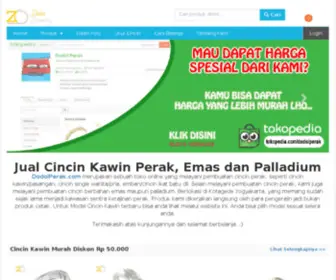 Dodolperak.com(Jual Cincin Perak) Screenshot