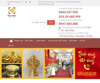 Dodongtamphat.com(Đồ đồng mỹ nghệ Tâm Phát) Screenshot