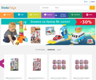 Dodotoys.com.ua(Офіційний інтернет) Screenshot